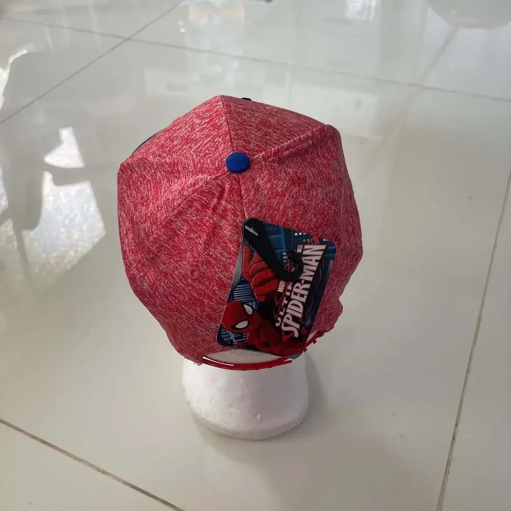 Spider-Man Snapback Hat Red Blue Black Spider Logo